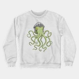 Octopus Knight Helmet Crewneck Sweatshirt